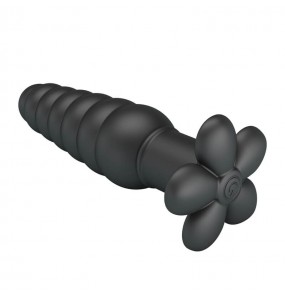 Pretty Love - Imron Vibrating Anal Plug Massager (Battery - Black)